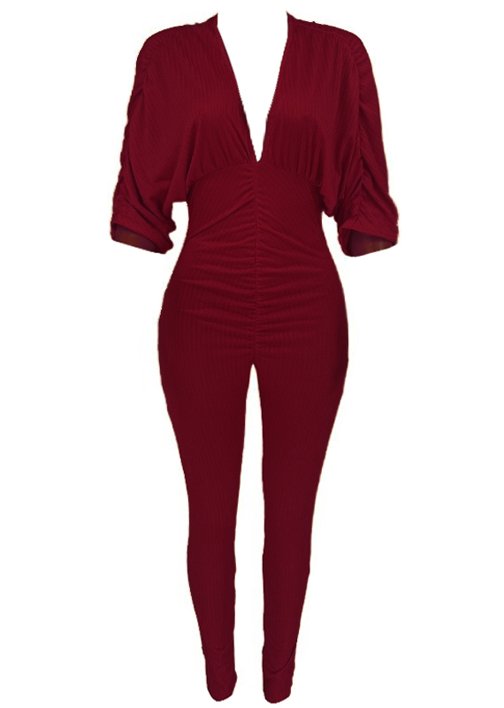 Jazzy Jumpsuit Red