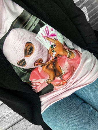 Money On My Mind T-shirt Pink