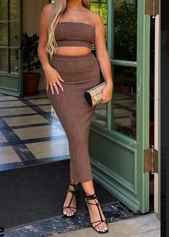 Elise Two Piece Brown