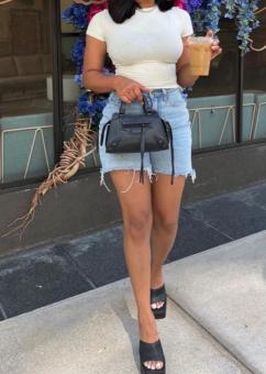 Jazzy Denim Short