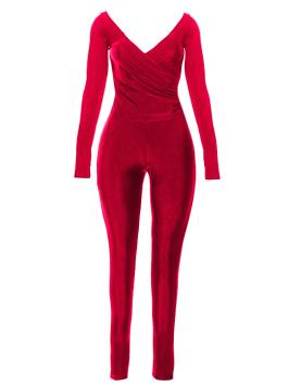 Elianna Two Piece Red