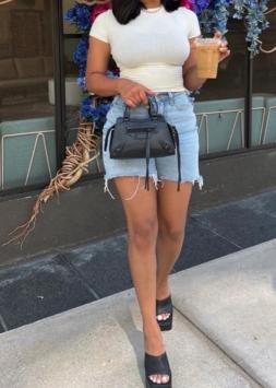 Jazzy Denim Short