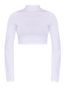 Gwen Crop Top White