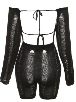 Naomi Playsuit Black