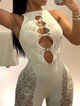 Nessa Jumpsuit Beige