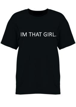 That Girl T-shirt Black