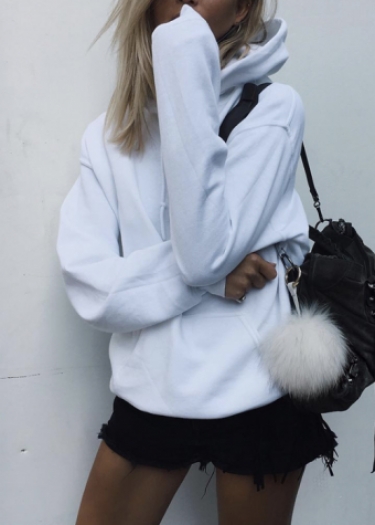 Hoodie White